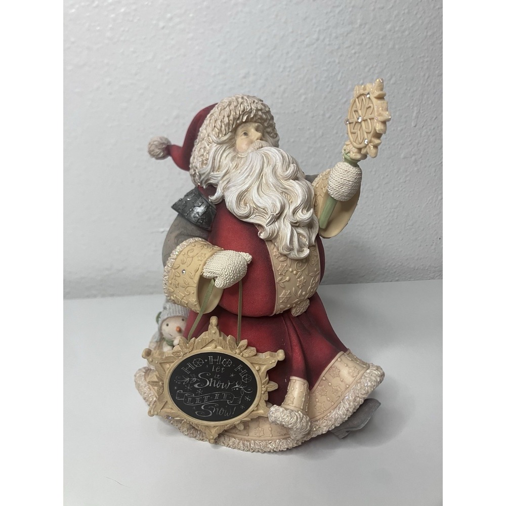 Enesco The Heart Of Christmas 2016 Santa With Snowman 4052758 Retired